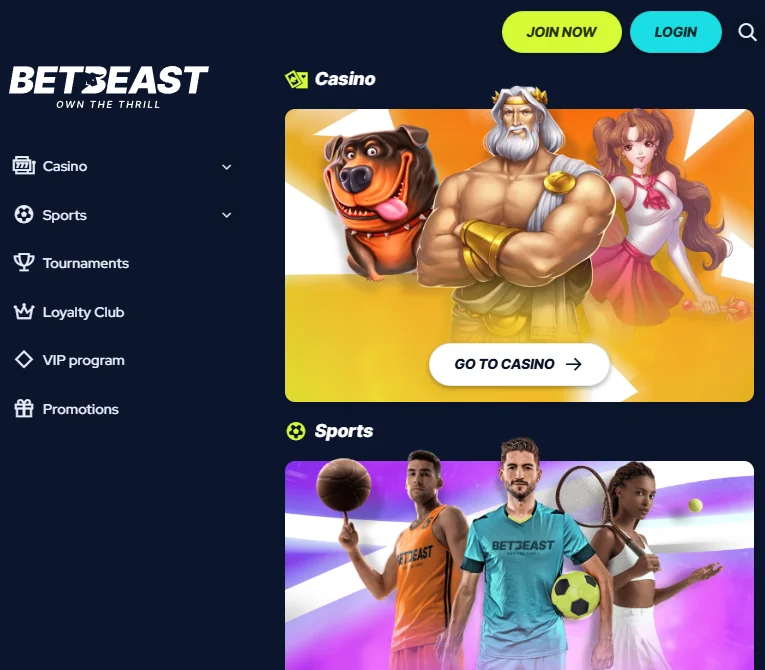 BetBeast Casino games